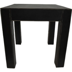 Διακοσμητικό JCG 603 Tραπεζάκι Τεχνόδερμα Υ.40cm Π.38cm Β.38cm