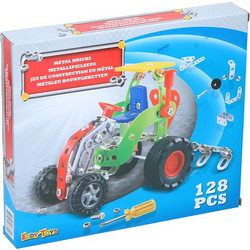 Eddy Toys Παιχνίδι Κατασκευών με Μεταλλικά Στοιχεία Τρακτέρ Διάφορα Σχέδια 18335