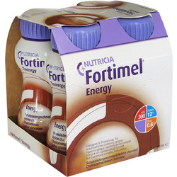 Nutricia Fortimel Energy Σοκολάτα Πρωτεΐνη 4x200ml