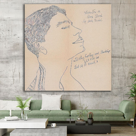 Πίνακας σε καμβά - Andy Warhol - Studies for a Boy Book - 40 x 40 εκ