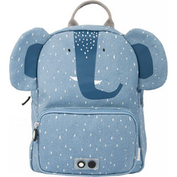 Trixie Mrs Elephant Σχολική Τσάντα Πλάτης Δημοτικού Μπλε 77404