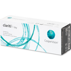 CooperVision Clariti Ημερήσιοι Φακοί Επαφής Σιλικόνης Υδρογέλης με Φίλτρο UV 30τμχ