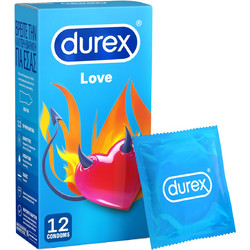 Durex Love Προφυλακτικά με Λιπαντικό 12τμχ