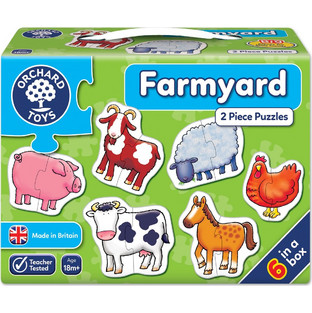 Παιδικό Puzzle Orchard Toys Farmyard 2x6 Κομμάτια