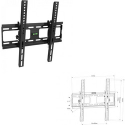 Bracket LCD4040 Βάση Τηλεόρασης Τοίχου 32"-55" έως 45kg