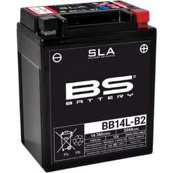 BS Μπαταρία Μοτοσυκλέτας BB14L-B2 14.7Ah