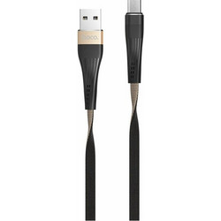 Καλώδιο Φόρτισης με Βύσμα microUSB Χρώματος Χρυσό Hoco U39 1.2 m