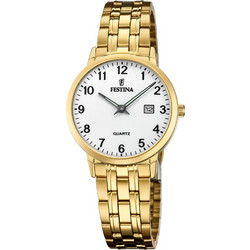 Festina Γυναικείο Ρολόι με Χρυσό Μεταλλικό Μπρασελέ F20514/1