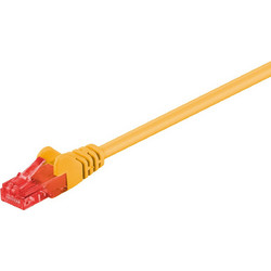 Goobay U/UTP Cat.6 Καλώδιο Δικτύου Ethernet 0.25m Yellow