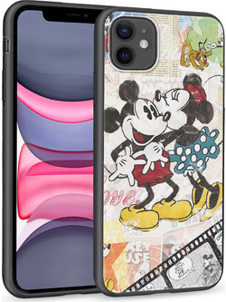 Θήκη iPhone 11 Black TPU - Mickey And Minnie