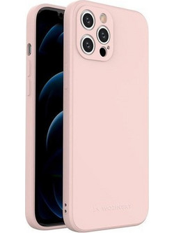 Θήκη iPhone 12 Pro Max Σιλικόνης - 5562 - Ροζ - Wozinsky