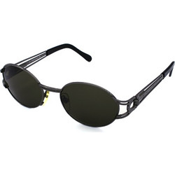 Rochas 906402 C3 Γυναικεία Γυαλιά Ηλίου Στρογγυλά Κοκάλινα Μαύρα με Καφέ Polarized Φακό