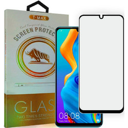 Tmax Premium 3D Tempered Glass Αντιχαρακτικό Γυαλί (Huawei P30 Lite) Black