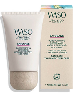 Shiseido Waso Satocane Pore Purify Mask Χημικό Scrub Προσώπου 80ml