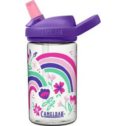 CamelBak Eddy Rainbow Junior Παιδικό Μπουκάλι Πλαστικό BPA Free με Καλαμάκι Πολύχρωμο 400ml
