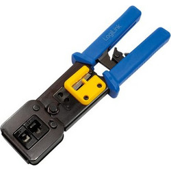 LogiLink Crimping tool for RJ11/12/45/EZ connector, with cutter (WZ0037)