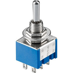GOOBAY διακόπτης 6-pin, ON-OFF-ON, 3A 250V, 5τμχ - (10023)