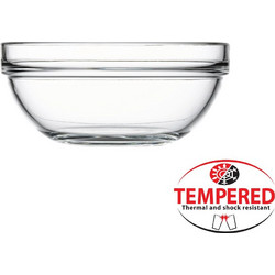 Γυάλινο μπωλ φ17 2cm ύψος 7 6cm Tempered CHEF lsquo S PASABAHCE ΣΕΤ 24 ΤΕΜΑΧΙΩΝ c378378