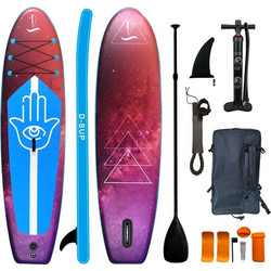 Full Print Light Blue 11'2" Φουσκωτή Σανίδα SUP All Round 340cm