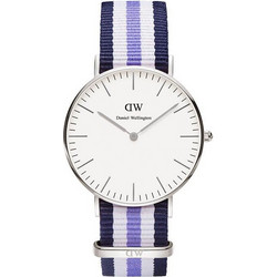 Daniel Wellington Trinity Γυναικείο Ρολόι με Πολύχρωμο Υφασμάτινο Λουράκι 0609DW
