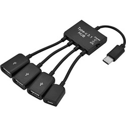 OTG Type-C Hub 4 σε 1