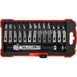 YATO YT-75140 Σετ Νυστέρι κόφτης με 14 λάμες για γραφιστικές εργασίες