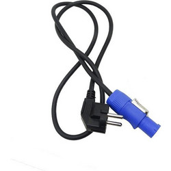 Ρευματολήπτης POWERCON 2 Pin Μήκος 110cm Schuko EU Plug High Quality GloboStar 51192