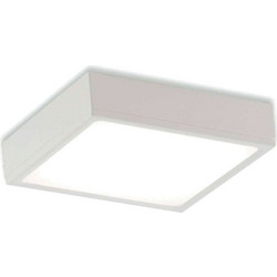 Πάνελ Klio LED-KLIO-Q21 36W Led 2900lm 4000K 21,1x21,1x5cm White Intec Τετράγωνο Αλουμίνιο