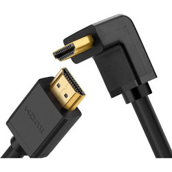 Ugreen Καλώδιο HDMI 1.4 Angle 90 HDMI Male to HDMI Male 2m Black 11073