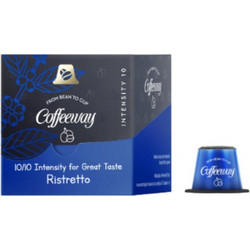 Coffeeway Κάψουλες Espresso Ristretto Συμβατές με Μηχανή Nespresso 10τμχ