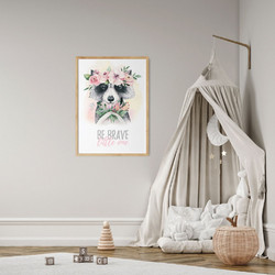 ΠΑΙΔΙΚΗ ΑΦΙΣΑ BE BRAVE 48271 (PVC/PLEXIGLASS ΧΡΩΜΑ ΦΥΣΙΚΟΥ ΞΥΛΟΥ) 30x40cm