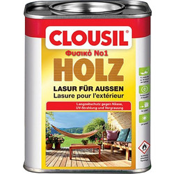 Clou Clousil Lasur Βερνίκι Εμποτισμού Ξύλου Έτοιμο προς Χρήση Ματ Φυσικό 2.5lt