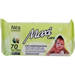 Maxi Μωρομάντηλα με Χαμομήλι 70τμχ