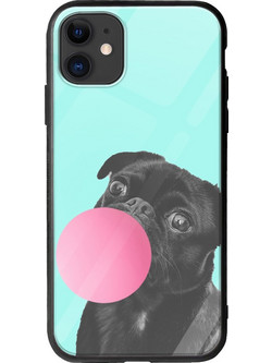 Θήκη Bubblegum Dog iPhone 11 Groove TPU (Tempered Glass και TPU)