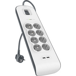2,4 Amp USB Charging 8-outlet Surge Protection Strip