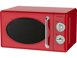 Morris MWRS-20700R Retro Φούρνος Μικροκυμάτων με Grill 20lt Κόκκινος