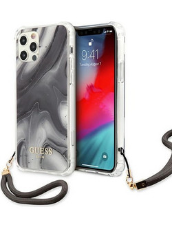 Guess Marble Collection Back Cover Grey (iPhone 12 Pro Max)