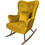 PoliHome Κουνιστή Πολυθρόνα Κίτρινη Skandynavia II II162046879