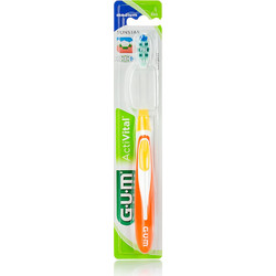 Gum Activital 583 Compact Medium Οδοντόβουρτσα Πορτοκαλί
