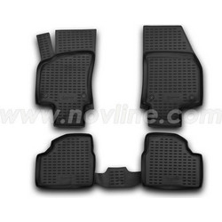 Novline ΜΑΡΚΕ ΠΑΤΑΚΙΑ ΣΕ ΣΚΑΦΗ TPE ΛΑΣΤΙΧΟ ΓΙΑ OPEL ASTRA H 03/2004-04/2010 ΣΕ ΜΑΥΡΟ ΧΡΩΜΑ NOVLINE - 4 ΤΕΜ. NLC.37.02.210K/NV