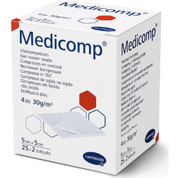 Hartmann Medicomp Αποστειρωμένες Γάζες 7.5x7.5cm 2x25τμχ