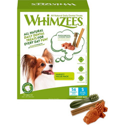 Whimzees VALUE BOX Toothbrush Sticks Alligators Small 56τμχ