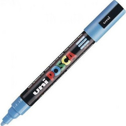 Μαρκαδόρος Uni Posca PC-5M Ανεξίτηλος 2.5mm Γαλάζιο