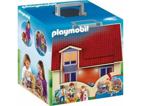 Playmobil Dollhouse Μοντέρνο Κουκλόσπιτο Βαλιτσάκι για 4-10 Ετών 5167
