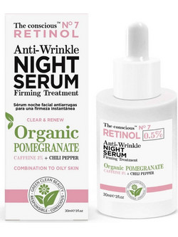 Biovene The Conscious Retinol Pomegrante Αντιγηραντικό Serum Προσώπου για Σύσφιξη με Ρετινόλη 30ml