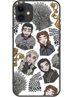 Θήκη Game Of Thrones iPhone 11 Black TPU (Μαύρη Σιλικόνη)