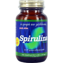 Algae Bio Spirulina 334mg 180 Ταμπλέτες