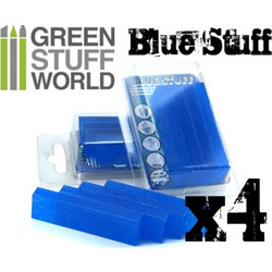 Blue Stuff Mold 4 bars - 4 Μπάρες Μπλέ Υλικού Χύτευσης για Kατασκευή Καλουπιών
