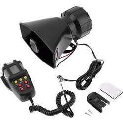 Τηλεβόας-Σειρήνα αυτοκινήτου με μικρόφωνο αδιάβροχος -7tone - 100W
