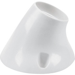 LAMP HOLDER CURVED WALL MOUNT E27 WHITE - 99200